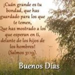 Salmo 30,20-24. Lunes 4 de Febrero de 2019.