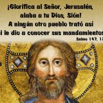 Salmo 147, 12-13.15-16.19-20. Miércoles 27 de Marzo de 2019.
