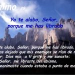 Salmo 29,2.5-6.11-13. Lunes 1 de Abril de 2019.