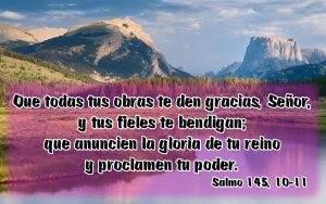 Salmo 144,10-13.21. Martes 21 de Mayo de 2019.