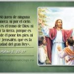 Evangelio San Mateo 5,33-39. Sábado 15 de Junio de 2019. Misa de Santa María Virgen.