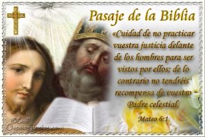 Evangelio San Mateo 6,1-6.16-18. Miércoles 19 de Junio de 2019. Misa Por los Religiosos.