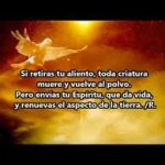 Salmo 103,1.24.29-31.34. Domingo 9 de Junio de 2019. DOMINGO DE PENTECOSTÉS.-Misa del día.