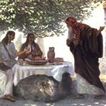 1a lect del libro del Génesis 18,1-10. Domingo 21 de Julio de 2019.