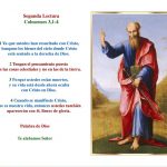 1 Ya que ustedes han resucitado con Cristo, busquen los bienes del cielo donde Cristo. está sentado a la derecha de Dios. 2 Tengan el pensamiento puesto. en las cosas celestiales y no en las de la tierra. 3 Porque ustedes están muertos, y su vida está desde ahora oculta. con Cristo en Dios. 4 Cuando se manifieste Cristo, que es nuestra vida, entonces ustedes también aparecerán con él, llenos de gloria. Palabra de Dios. Te alabamos Señor.