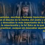 Evangelio San Mateo 23,23-26. Martes 27 de Agosto de 2019.
