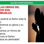 Salmo 65,1-3.5.16-17. Miércoles 14 de Agosto de 2019.
