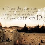 Salmo 61,6-7.9. Lunes 9 de Septiembre de 2019. Misa por los Religiosos.