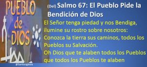Salmo 66,2-3.5-6.8. Miércoles 1 de Enero de 2020. Santa María Madre de Dios.