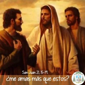 Evangelio San Juan 21,15-19. Viernes 29 de Mayo de 2020. Viernes VII de Pascua.