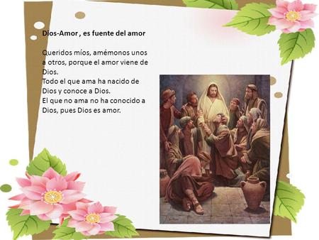 2a lect de la 1a Carta del Apóstol San Juan 4,7-16. Viernes 19 de Junio de 2020. EL SAGRADO CORAZÓN DE JESÚS.