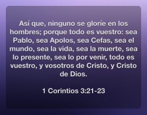 De la 1a carta del Apóstol San Pablo a los Corintios 3,1-6. Jueves 3 de Septiembre de 2020.