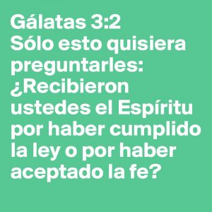 De la carta del Apóstol San Pablo a los Gálatas 3,1-5. Jueves 8 de Octubre de 2020. Nuestra Señora del Buen Remedio .