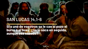 Evangelio San Lucas 14,1-6. Viernes 30 de Octubre de 2020. Misa por las Vocaciones a las Órdenes Sagradas.