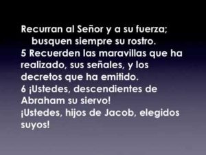 Salmo 104,1-9. Miércoles 13 de Enero de 2021. Misa Votiva de San José.