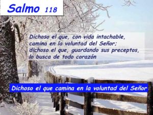 Salmo 118,1-2.4-5.7-8. Sábado 27 de Febrero de 2021.