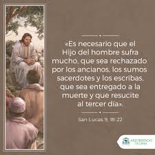 Evangelio San Lucas 9,22-25. Jueves 18 de Febrero de 2021