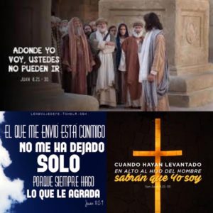 Evangelio San Juan 8,21-30. Martes 23 de Marzo de 2021.