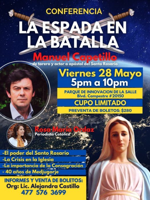 La espada en la batalla. Conferencia de Manuel Capetillo en León.