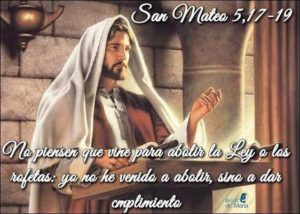 Evangelio San Mateo 5,17-19. Miércoles 9 de Junio de 2021. Misa Votiva de San José.