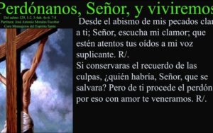 Salmo 129, 1-5.7. Jueves 14 de Octubre de 2021. Misa Votiva de la Sagrada Eucaristía.