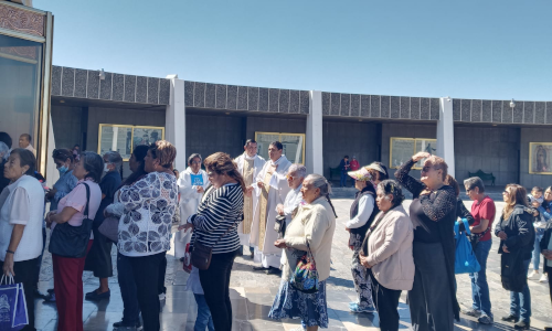 Peregrinación que sella el amor a Cristo rey del universo.