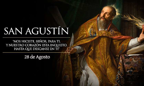 Palabra de Dios 28 de Ago. de 2023. Memoria, SAN AGUSTÍN.