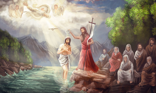 Palabra de Dios 08 de Enero 2024. Fiesta, EL BAUTISMO DEL SEÑOR.