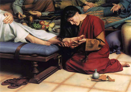 Evangelio San Lucas 7,36-8,3. Domingo 16 de Junio de 2013.