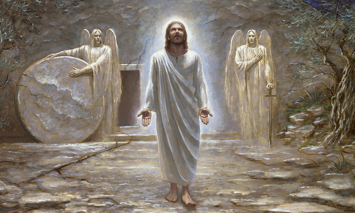 Resucitó Jesús ¡aleluya gloria a Dios! el mal caerá Jn 20, 1-9