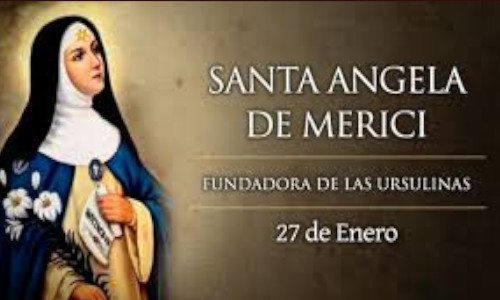 Palabra de Dios 27 de nero del 2026. Santa Angela Mérici.