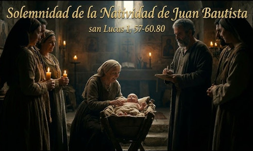 Palabra de Dios 24 de Junio del 2026. Solemnidad,  NATIVIDAD DE SAN JUAN BAUTISTA.