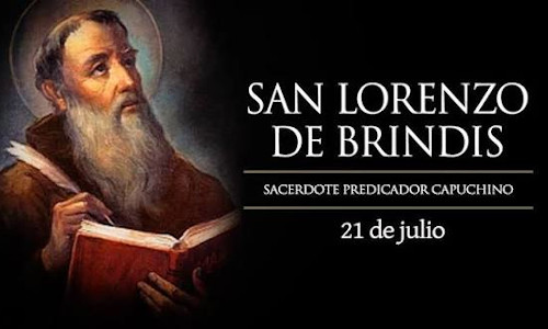 Palabra de Dios 21 de Julio de 2026. SAN LORENZO DE BRÍNDIS.